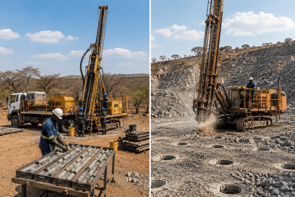 RC Drilling vs Blast Hole Drilling